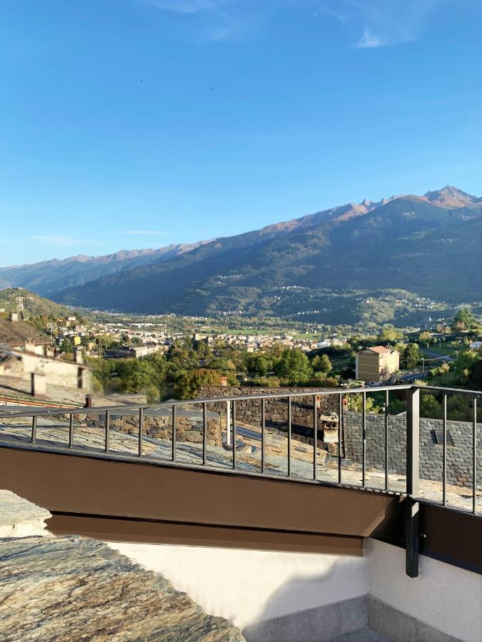 Antica Torre Lejlighed Sondrio Eksteriør billede