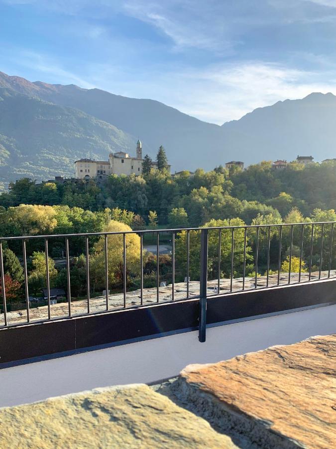 Antica Torre Lejlighed Sondrio Eksteriør billede